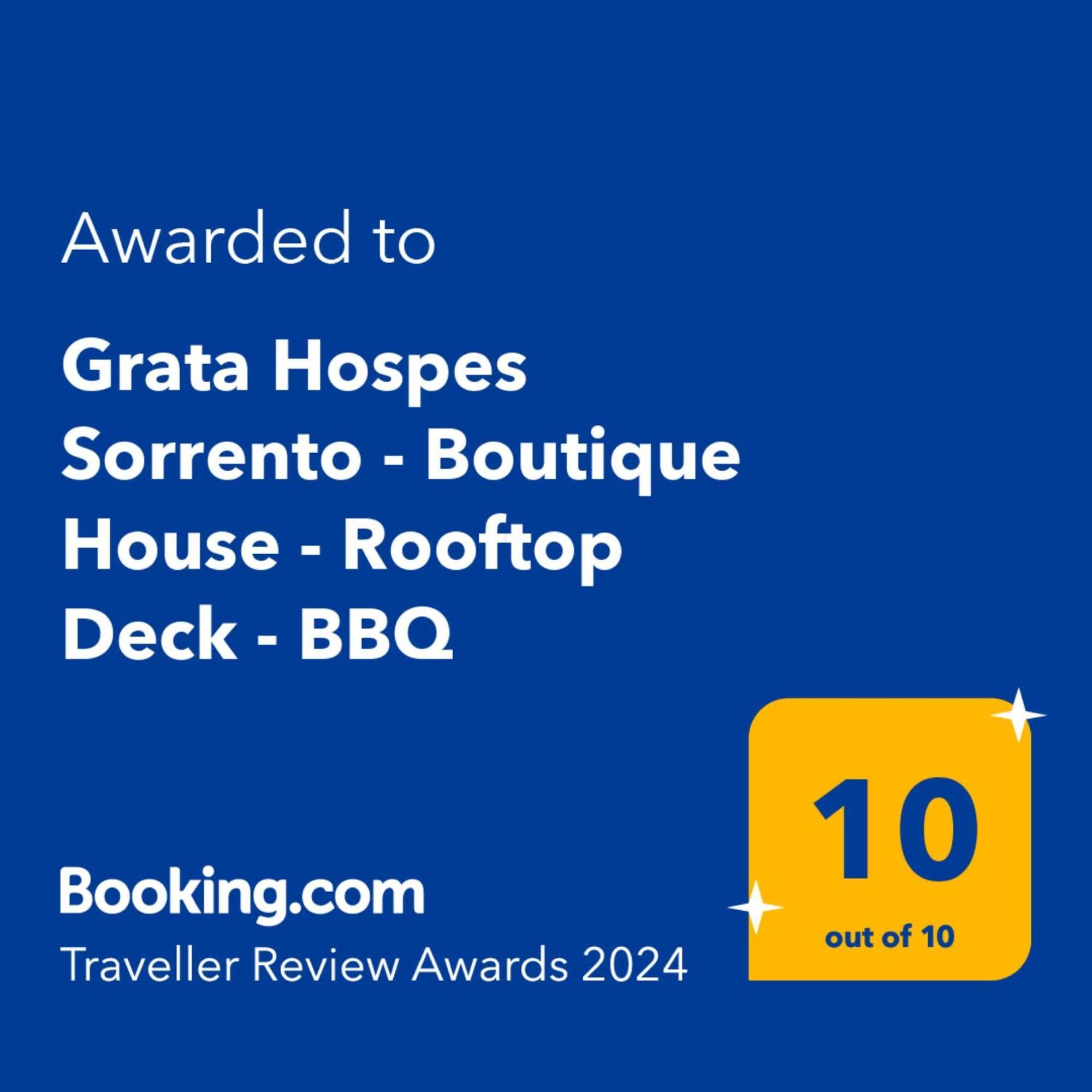 Grata Hospes Sorrento - Boutique House - Rooftop Deck - Bbq Экстерьер фото